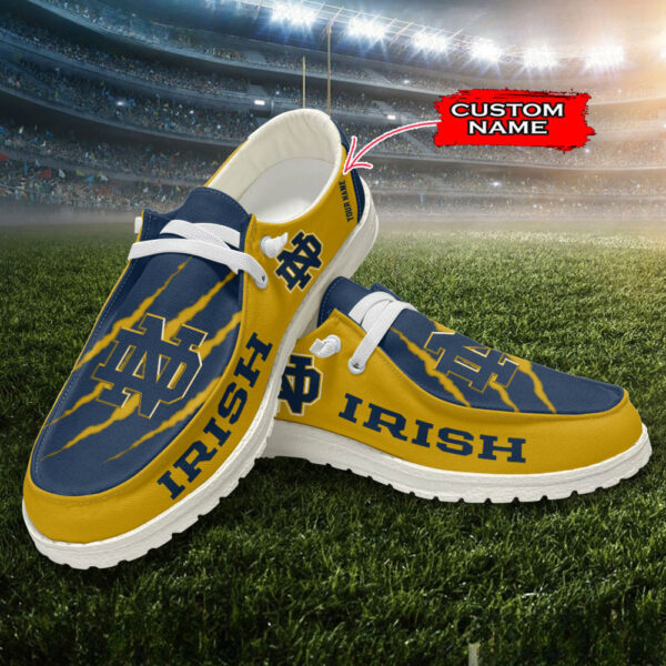 Tubopro Notre Dame Fighting Irish Hey Dude Shoes For Men And Women