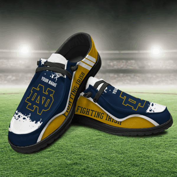 Tubopro Notre Dame Fighting Irish Hey Dude Shoes For Men And Women - Image 2
