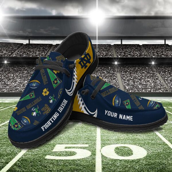 Tubopro Notre Dame Fighting Irish Hey Dude Shoes For Men And Women - Image 2