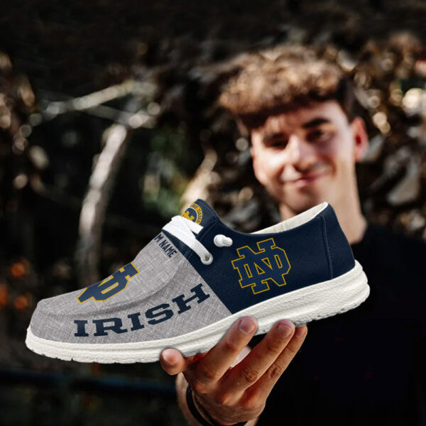 Tubopro Notre Dame Fighting Irish Hey Dude Shoes For Men And Women