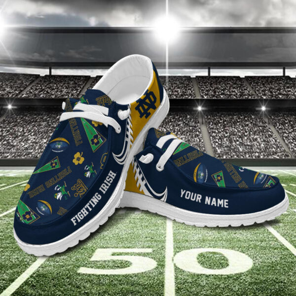 Tubopro Notre Dame Fighting Irish Hey Dude Shoes For Men And Women