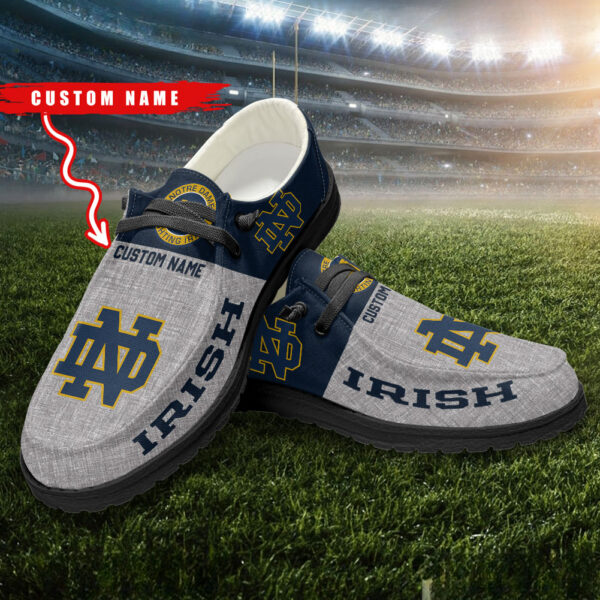 Tubopro Notre Dame Fighting Irish Hey Dude Shoes For Men And Women - Image 4