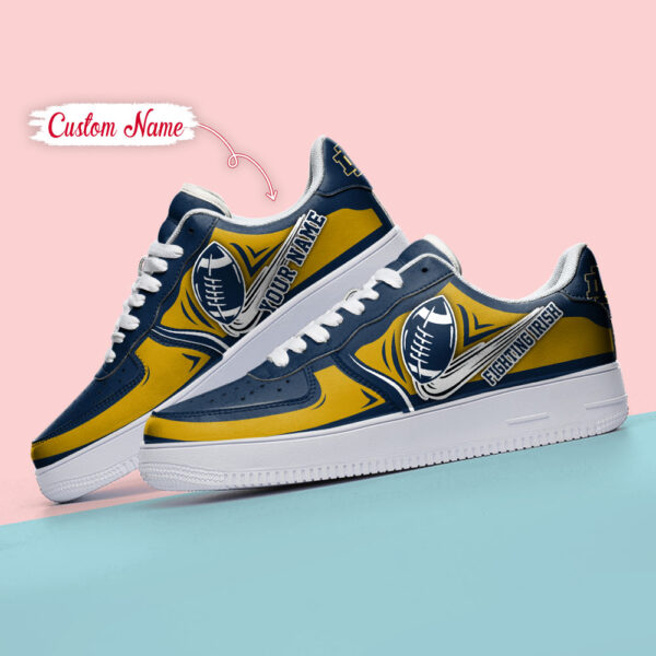 Tubopro Notre Dame Fighting Irish NCAA Air Low-Top Sneakers Shoes For Men And Women - Image 4