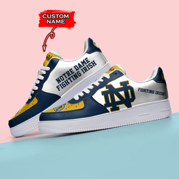 Tubopro Notre Dame Fighting Irish NCAA Air Low-Top Sneakers Shoes For Men And Women - Image 3