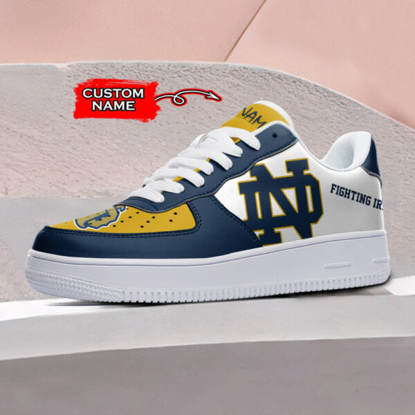 Tubopro Notre Dame Fighting Irish NCAA Air Low-Top Sneakers Shoes For Men And Women - Image 2