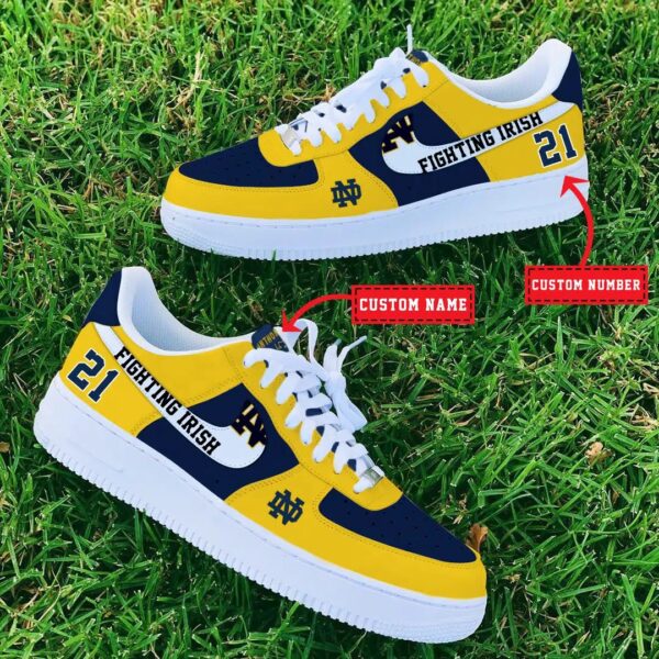 Tubopro Notre Dame Fighting Irish NCAA Air Low-Top Sneakers Shoes For Men And Women