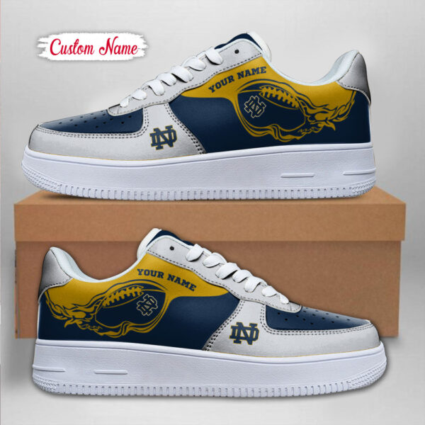 Tubopro Notre Dame Fighting Irish NCAA Air Low-Top Sneakers Shoes For Men And Women - Image 2