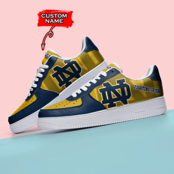 Tubopro Notre Dame Fighting Irish NCAA Air Low-Top Sneakers Shoes For Men And Women - Image 3