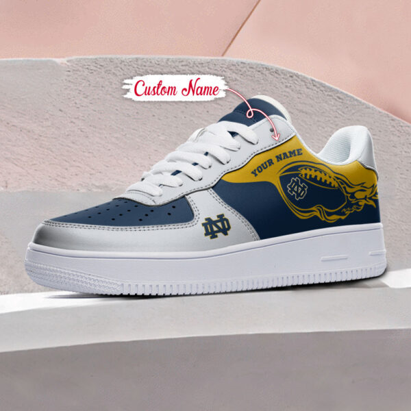 Tubopro Notre Dame Fighting Irish NCAA Air Low-Top Sneakers Shoes For Men And Women - Image 3