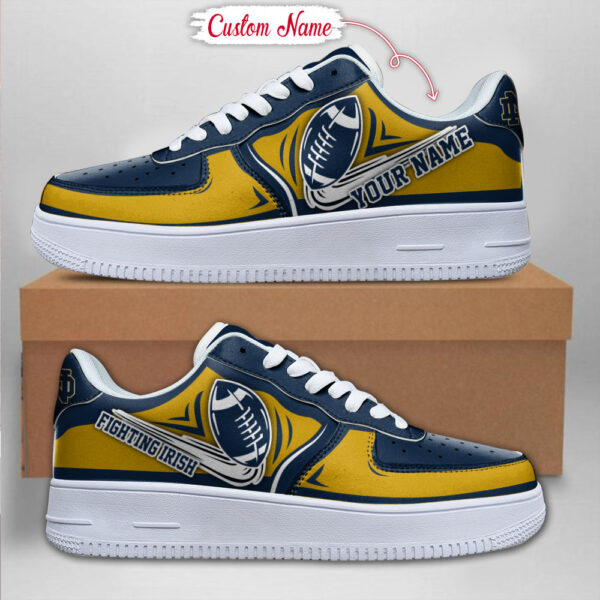 Tubopro Notre Dame Fighting Irish NCAA Air Low-Top Sneakers Shoes For Men And Women - Image 2