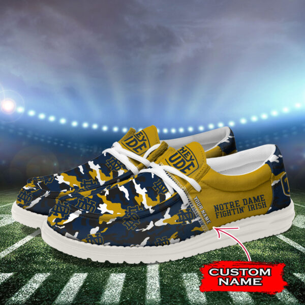 Tubopro Notre Dame Fighting Irish Personalized Hey Dude Shoes For Men And Women - Image 3