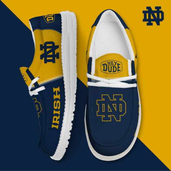 Tubopro Notre Dame Fighting Irish Personalized Hey Dude Shoes For Men And Women