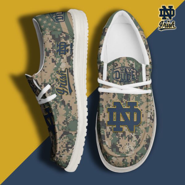 Tubopro Notre Dame Fighting Irish Personalized Hey Dude Shoes For Men And Women