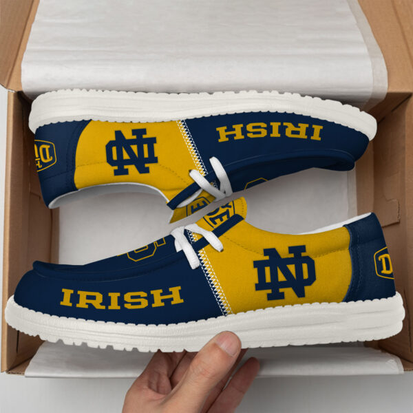 Tubopro Notre Dame Fighting Irish Personalized Hey Dude Shoes For Men And Women - Image 2