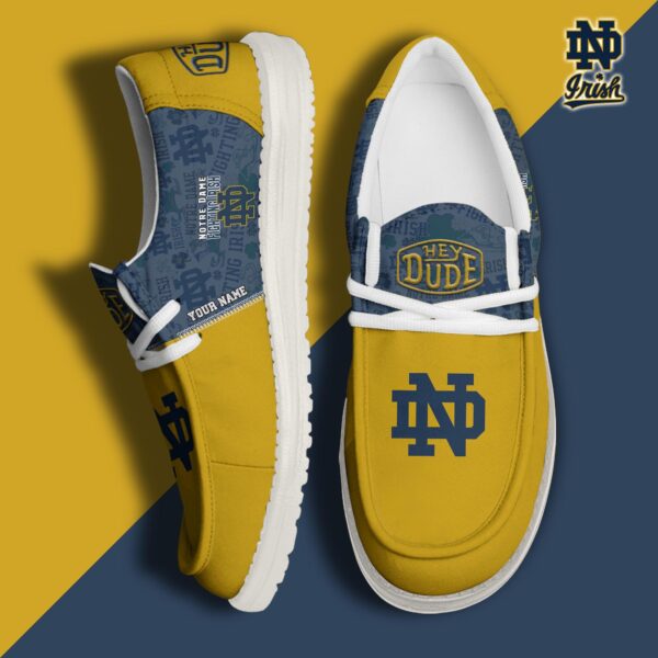 Tubopro Notre Dame Fighting Irish Personalized Hey Dude Shoes For Men And Women
