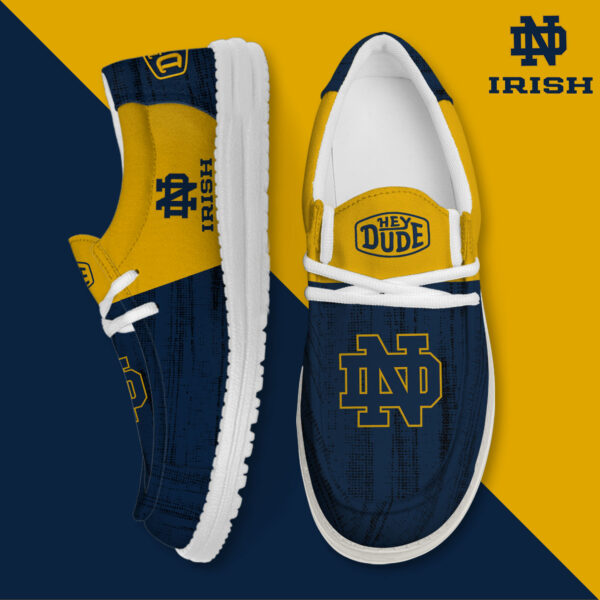 Tubopro Notre Dame Fighting Irish Personalized Hey Dude Shoes For Men And Women