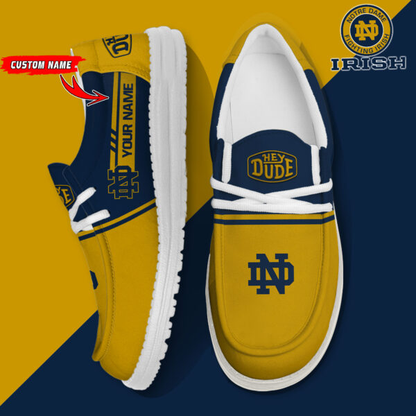 Tubopro Notre Dame Fighting Irish Personalized Hey Dude Shoes For Men And Women