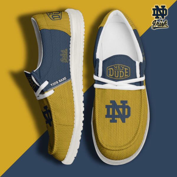 Tubopro Notre Dame Fighting Irish Personalized Hey Dude Shoes For Men And Women