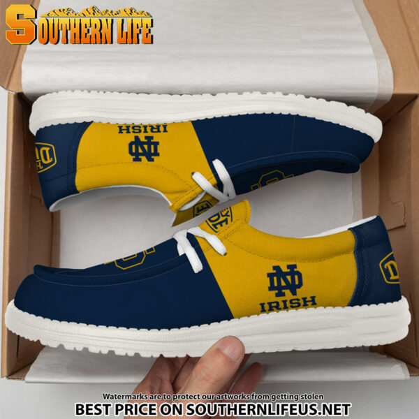 Tubopro Notre Dame Fighting Irish Personalized Hey Dude Shoes For Men And Women - Image 3