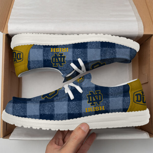 Tubopro Notre Dame Fighting Irish Personalized Hey Dude Shoes For Men And Women - Image 5