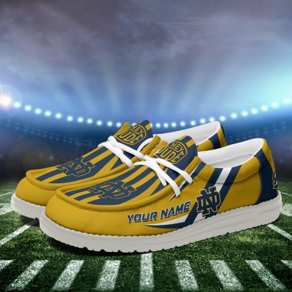 Tubopro Notre Dame Fighting Irish Personalized Hey Dude Shoes For Men And Women - Image 3