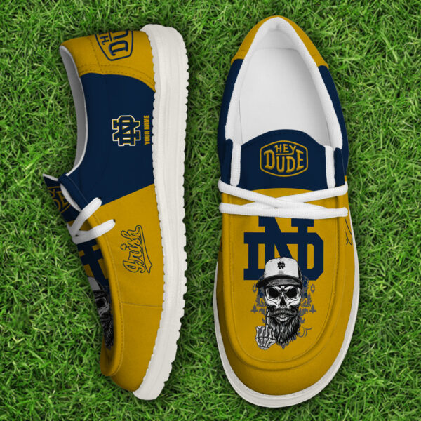 Tubopro Notre Dame Fighting Irish Personalized Hey Dude Shoes For Men And Women