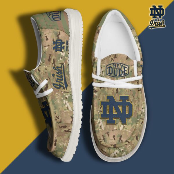 Tubopro Notre Dame Fighting Irish Personalized Hey Dude Shoes For Men And Women