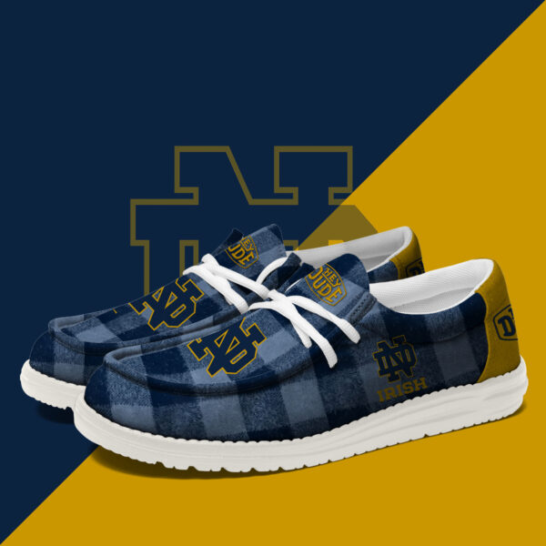 Tubopro Notre Dame Fighting Irish Personalized Hey Dude Shoes For Men And Women - Image 2