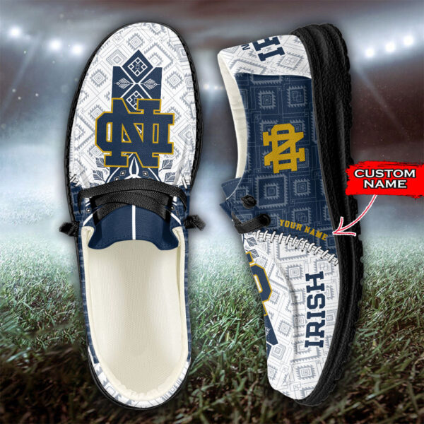 Tubopro Notre Dame Fighting Irish Personalized Hey Dude Shoes For Men And Women - Image 3