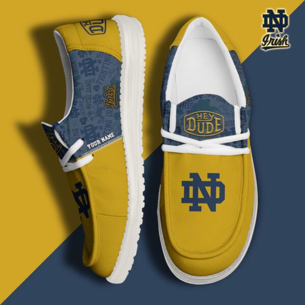 Tubopro Notre Dame Fighting Irish Personalized Hey Dude Shoes For Men And Women