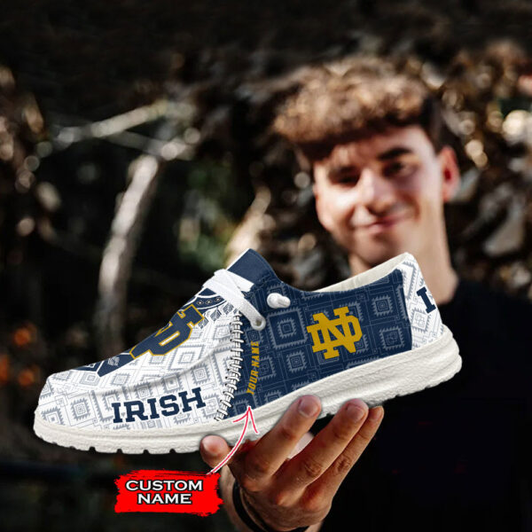 Tubopro Notre Dame Fighting Irish Personalized Hey Dude Shoes For Men And Women