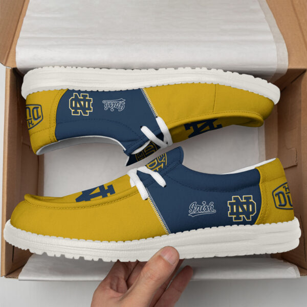 Tubopro Notre Dame Fighting Irish Personalized Hey Dude Shoes For Men And Women - Image 3