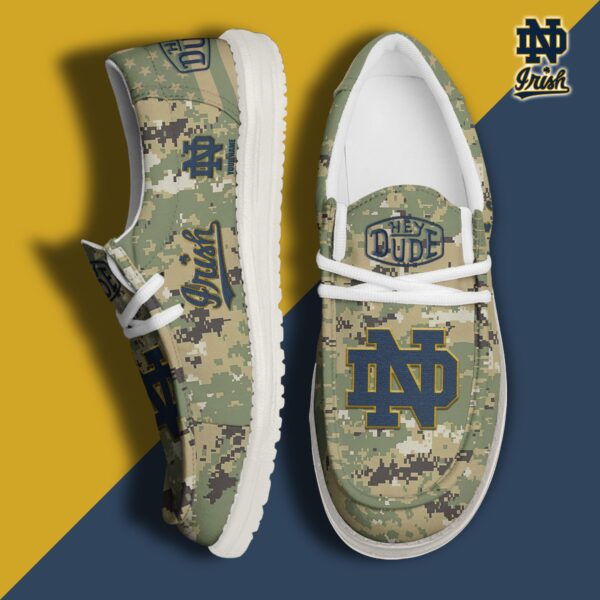 Tubopro Notre Dame Fighting Irish Personalized Hey Dude Shoes For Men And Women