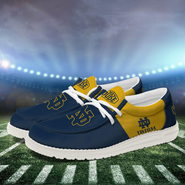 Tubopro Notre Dame Fighting Irish Personalized Hey Dude Shoes For Men And Women - Image 3