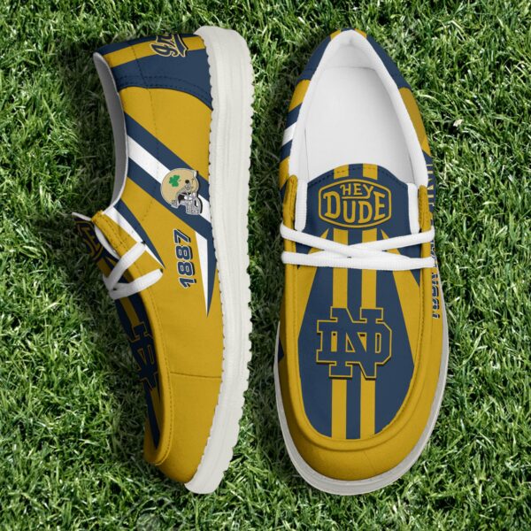 Tubopro Notre Dame Fighting Irish Personalized Hey Dude Shoes For Men And Women