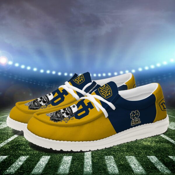 Tubopro Notre Dame Fighting Irish Personalized Hey Dude Shoes For Men And Women - Image 2