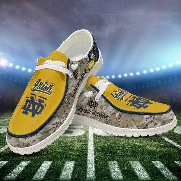 Tubopro Notre Dame Fighting Irish Personalized Hey Dude Shoes For Men And Women