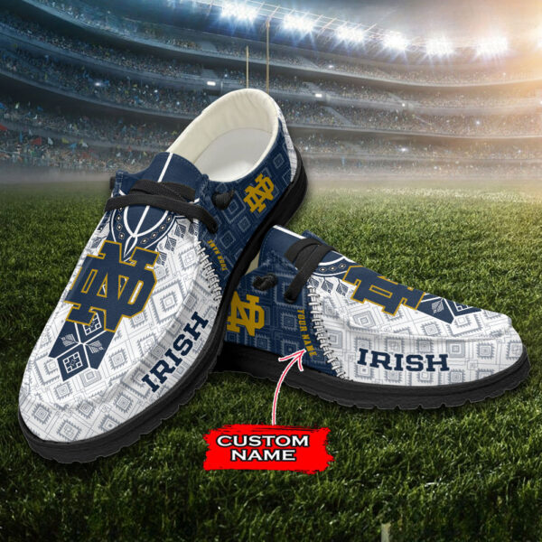 Tubopro Notre Dame Fighting Irish Personalized Hey Dude Shoes For Men And Women - Image 5
