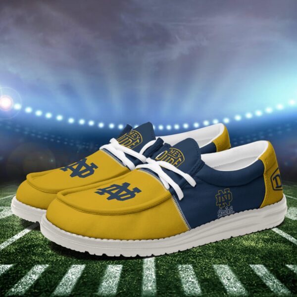 Tubopro Notre Dame Fighting Irish Personalized Hey Dude Shoes For Men And Women - Image 4