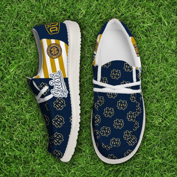 Tubopro Notre Dame Fighting Irish Personalized Hey Dude Shoes For Men And Women - Image 5