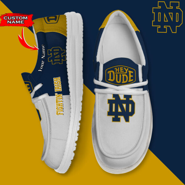 Tubopro Notre Dame Fighting Irish Personalized Hey Dude Shoes For Men And Women