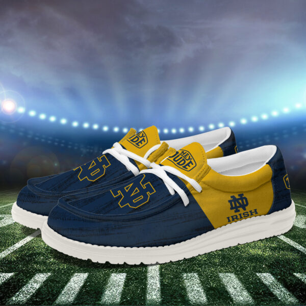 Tubopro Notre Dame Fighting Irish Personalized Hey Dude Shoes For Men And Women - Image 3