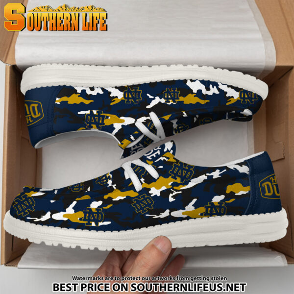 Tubopro Notre Dame Fighting Irish Personalized Hey Dude Shoes For Men And Women - Image 4