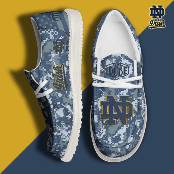 Tubopro Notre Dame Fighting Irish Personalized Hey Dude Shoes For Men And Women