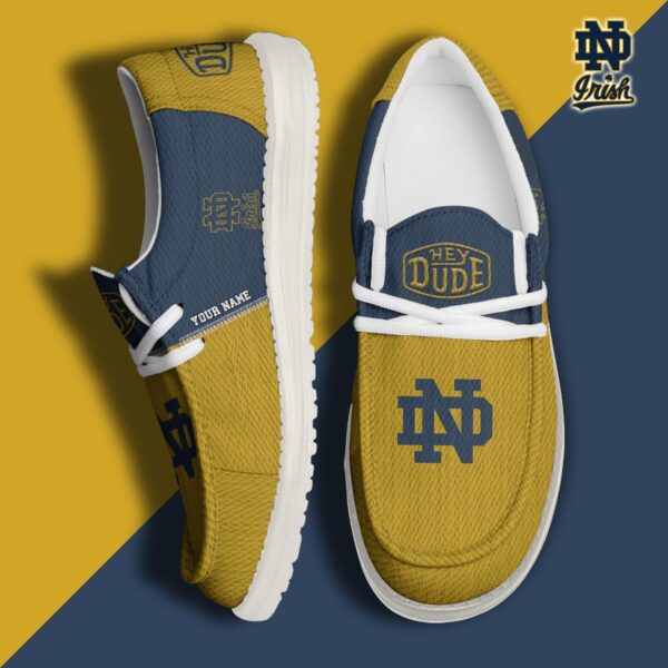 Tubopro Notre Dame Fighting Irish Personalized Hey Dude Shoes For Men And Women