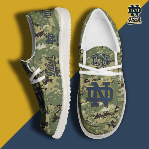 Tubopro Notre Dame Fighting Irish Personalized Hey Dude Shoes For Men And Women