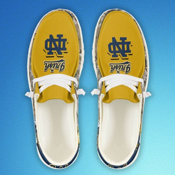 Tubopro Notre Dame Fighting Irish Personalized Hey Dude Shoes For Men And Women - Image 3