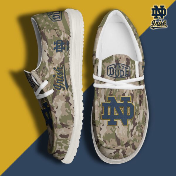 Tubopro Notre Dame Fighting Irish Personalized Hey Dude Shoes For Men And Women