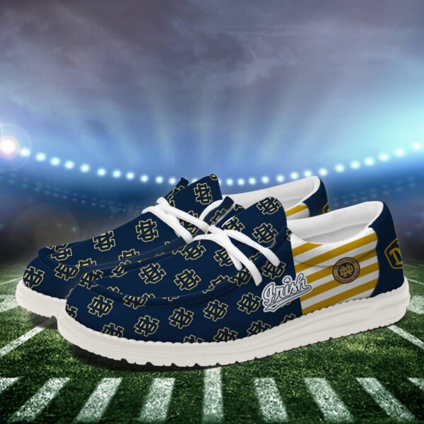 Tubopro Notre Dame Fighting Irish Personalized Hey Dude Shoes For Men And Women - Image 3