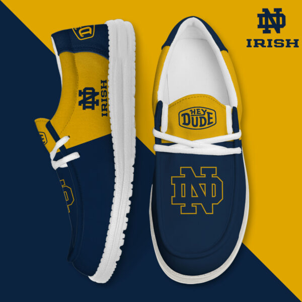 Tubopro Notre Dame Fighting Irish Personalized Hey Dude Shoes For Men And Women